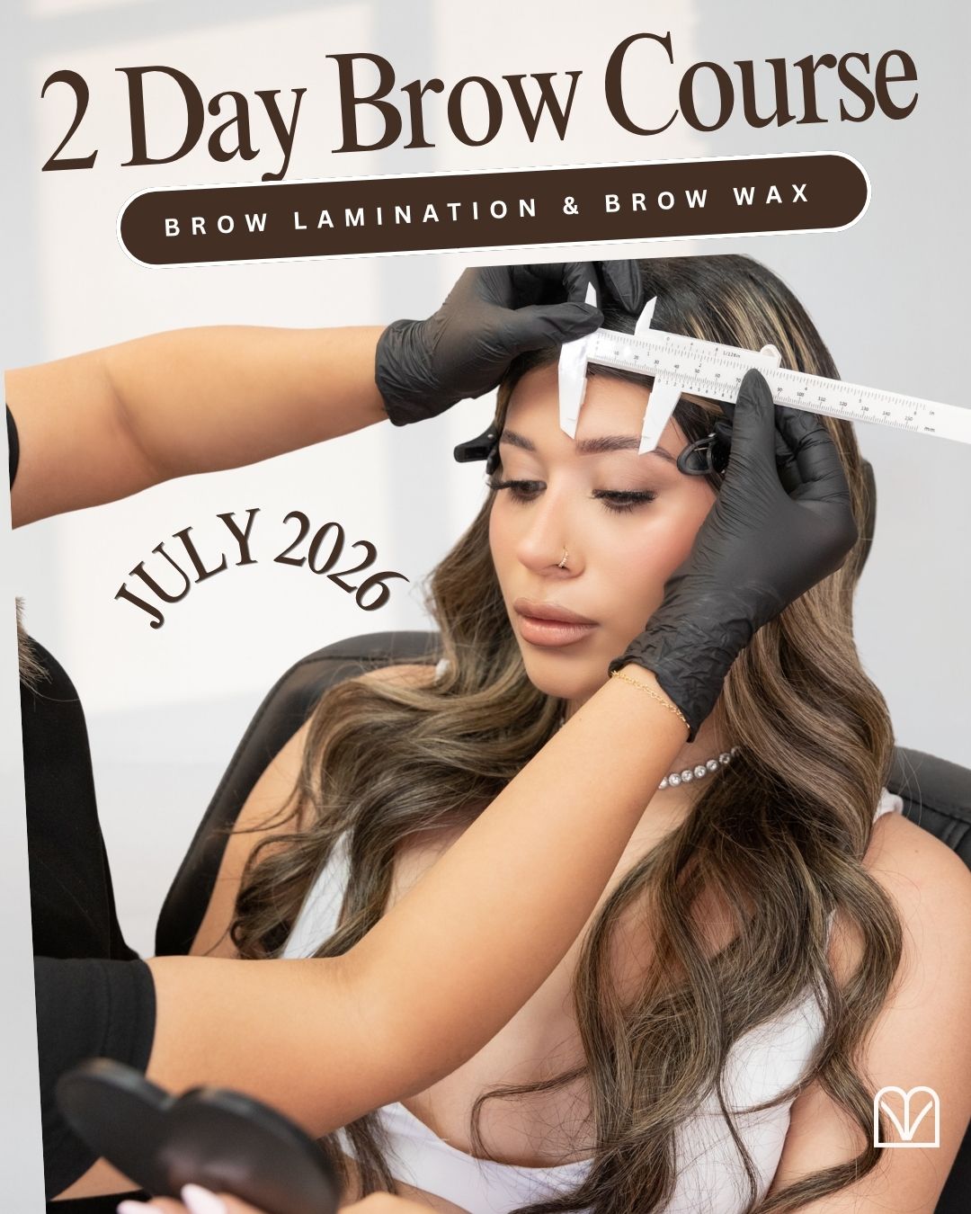 July 6th & 7th, 2026 San Jose CA. (Brow Lamination & Wax Shaping Course)