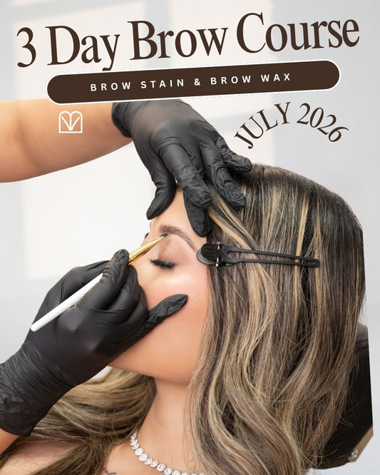 July 6th, 7th, & 8th. San Jose CA. ( Brow Staining & Wax Shaping Course)