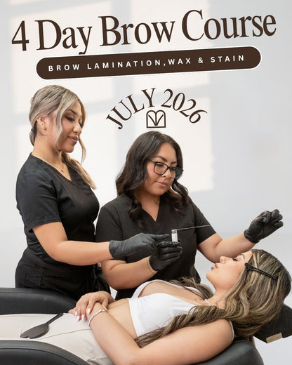 July 6th-9th San Jose CA. (PRO Brow Artistry Course)