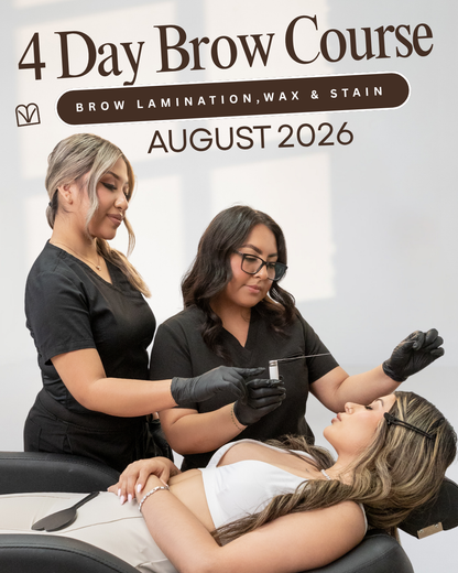 August 17th-20th. San Jose CA. (PRO Brow Artistry Course)
