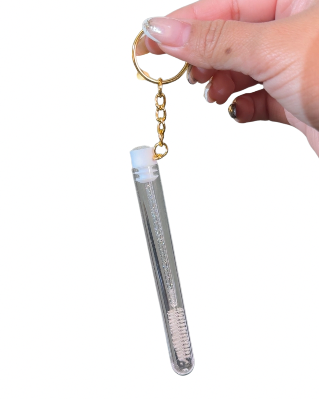 Brow Brush Keychain