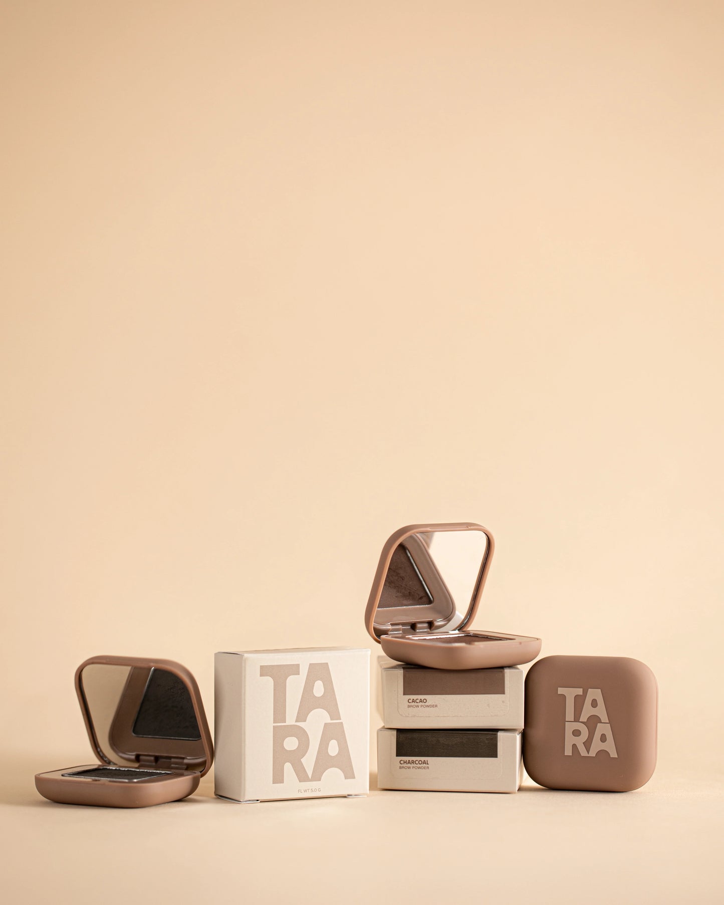 TARA- Pigmented Brow Powder Compact – Natural, Long-Lasting Eyebrow Powder